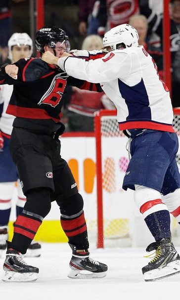 Ovechkin injures Carolina’s Svechnikov with punch to face